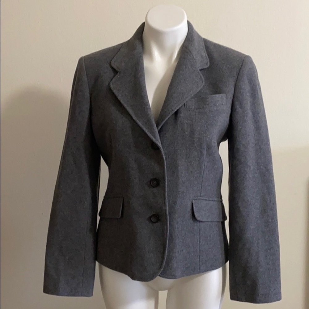 Chadwick’s gray wool blend blazer size 8P